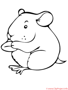 Dibujo hamster