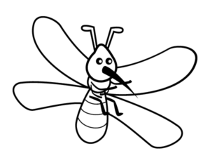 Dibujo de un mosquito
